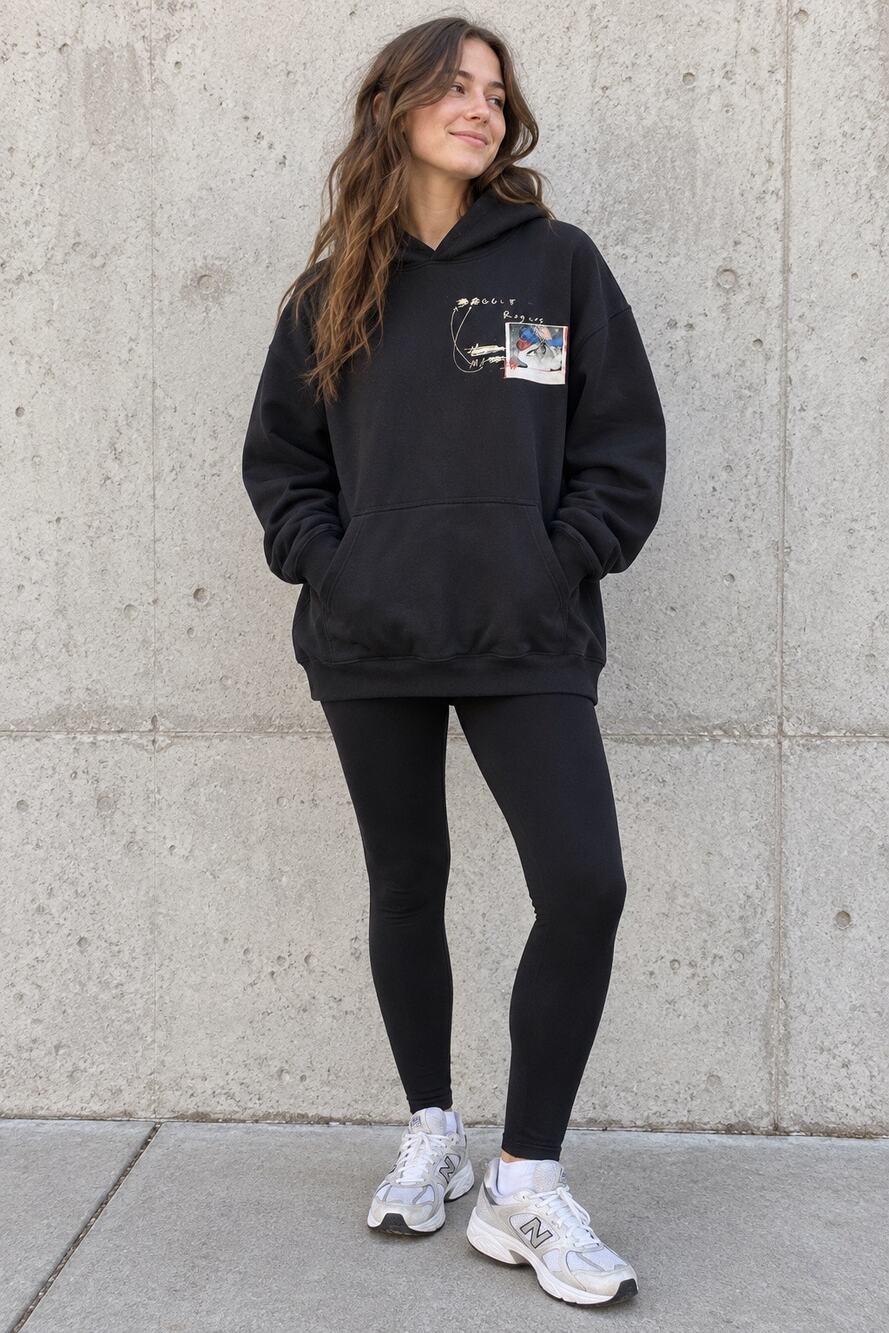 Maggie Rogers Don’t Forget Me Tour Black Graphic Hoodie 2XL Oversized